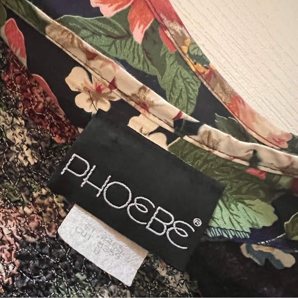 Phoebe: Maxi Dress, Dark Floral, Full Twirly Heavy Ballroom Dance Skirt: Size M - Picture 5 of 5